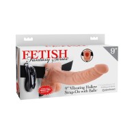 Fetish Fantasy 9 Pulgadas Strap On Vibrante | Placer Definitivo