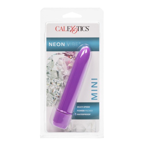 Vibrador Mini Multi Velocidades Púrpura Neón