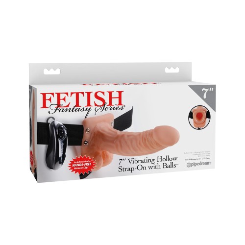 Fetish Fantasy Vibrating Hollow Strap-On Experience