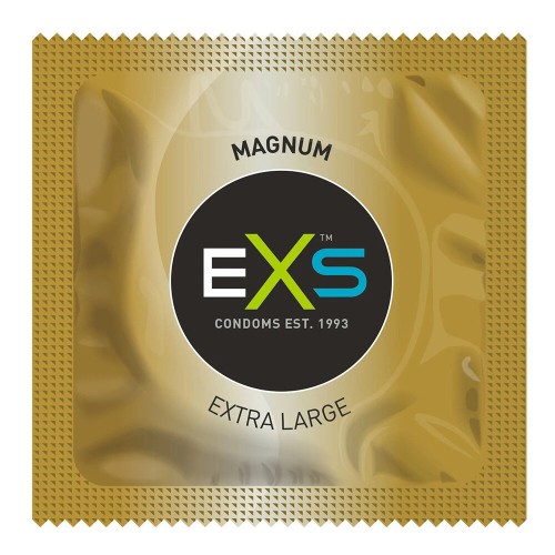 EXS Magnum Large Condoms 12 Pack for Extra Comfort