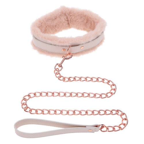 Fur Collar and Leash for Playful Adventures