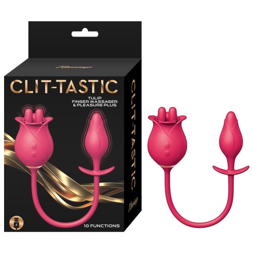 Clit-Tastic Tulip Finger Massager for Diverse Pleasure