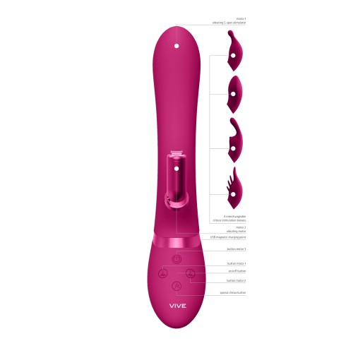 Vibrador Conejito de Doble Acción Vive Chou