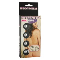 Heavy Metal Anal Beads - Elegant Pleasure