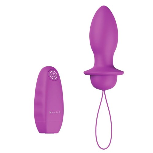 Bfilled Classic Remote Control Butt Plug for Pleasure