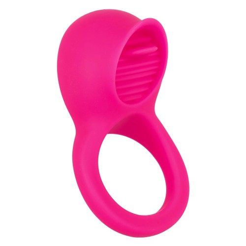 Rechargeable Cock Ring with Teasing Tongue