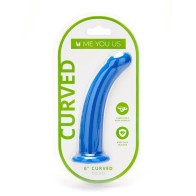 Dildo Curvado de Silicona de 6 Pulgadas - Placer Enfocado