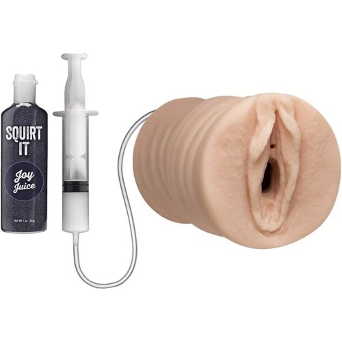 Vanilla Joy Juice Squirting Stroker for Pleasure