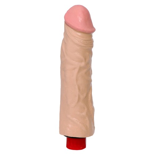 El Natural 8 Pulgadas Vibrador Dong Tetrañado - Placer Realista