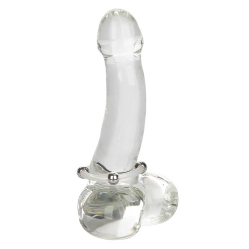 Enhance Pleasure with Silicone Cock Ring with Steel Beads