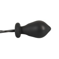 Inflatable and Vibrating Silicone Butt Plug