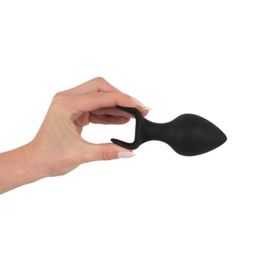 Black Velvet Silicone Three Piece Anal Training Set for Beginners