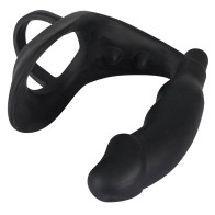 Anillo para Pene y Plug Anal Vibrante Black Velvets