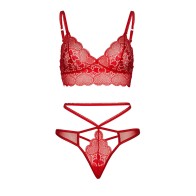 Leg Avenue Sweetheart Lace Set for Romantic Nights