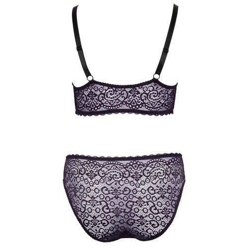 Cottelli Curves Delicate Lace Bralette and Briefs