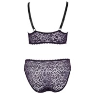 Cottelli Curves Elegant Lace Bralette and Briefs XXL