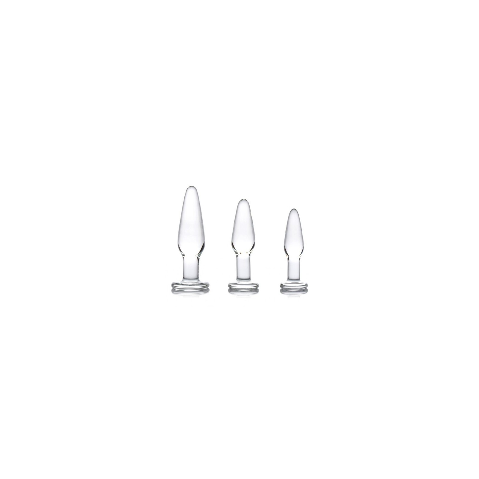 XR Dosha 3-Piece Glass Anal Plug Kit