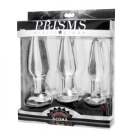 XR Dosha 3-Piece Glass Anal Plug Kit