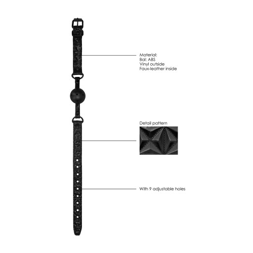 Gag de Bola Lujo Transpirable para BDSM