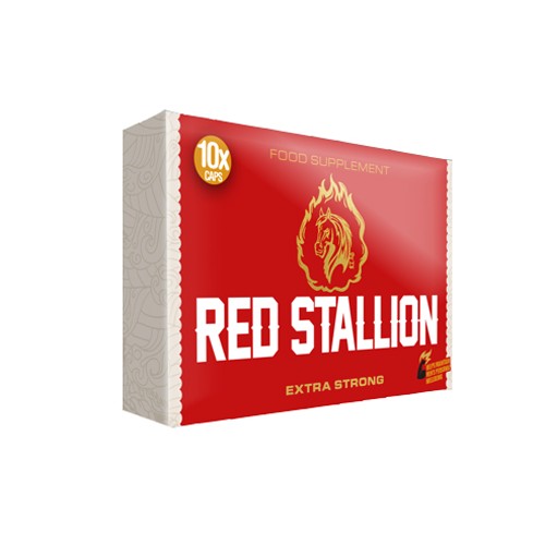 Cápsulas Extra Fuertes Red Stallion para Hombres