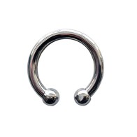 Stainless Steel Horseshoe Cock Ring for Intense Pleasure