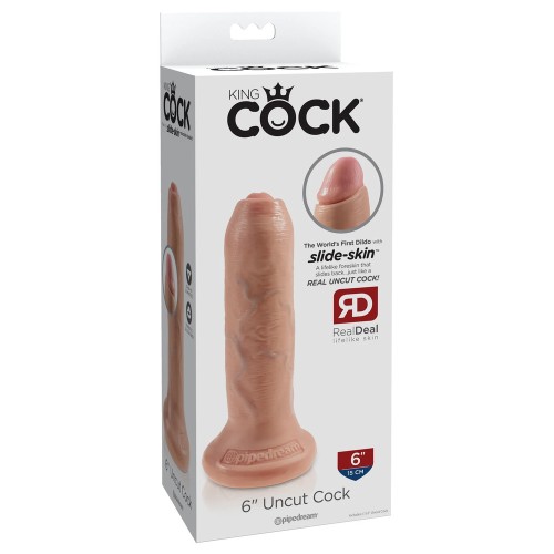 Dildo de 6 Pulgadas Sin Circuncisión King Cock