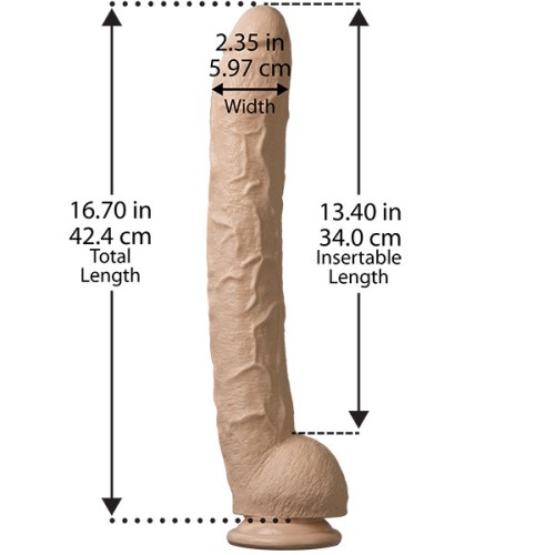 Dildo gigante Dick Rambone de 15 pulgadas para placer extremo