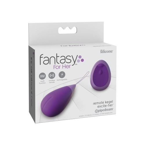 Fantasy For Her Kegel Excite-Her con Control Remoto