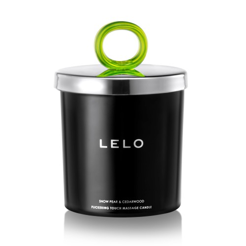 Lelo Snow Pear and Cedarwood Massage Candle