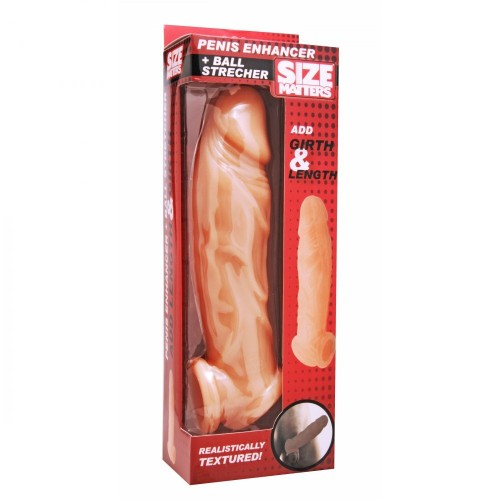 Size Matters Realistic Penis Enhancer for Performance