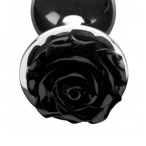 XR Booty Sparks Black Rose Anal Plug for Elegant Play