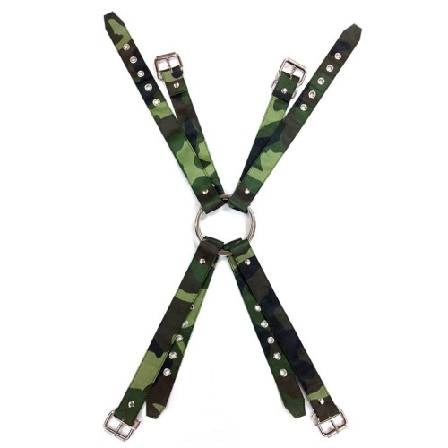 Men's Camouflage Chest Harness for Bold Style