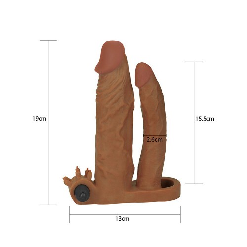 Extensor Vibrante de 2 Pulgadas Lovetoy para Doble Placer