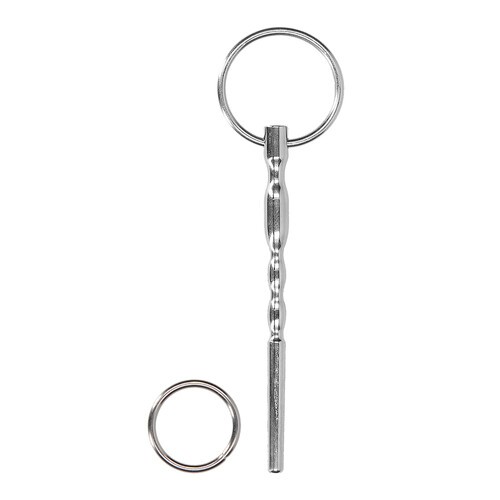 Ouch Stainless Steel Pug with Ring - Premium Urethral Sound