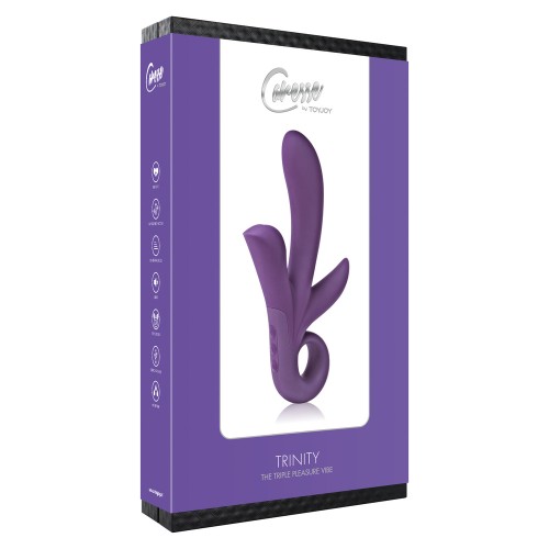 ToyJoy Trinity Triple Pleasure Vibrator for Ultimate Satisfaction