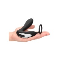 Ouch E Stimulation Vibration Butt Plug with Cock Ring