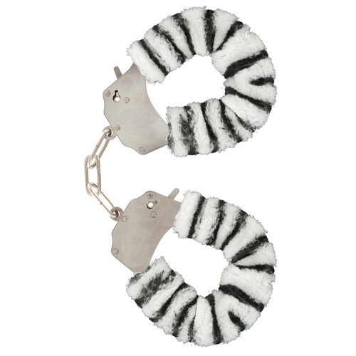 ToyJoy Furry Fun Zebra Cuffs