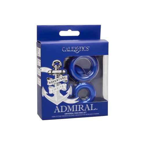 Admiral Universal Cock Ring Set for Enhanced Pleasure