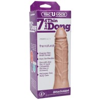 Vac-U-Lock Thin Natural Dong Attachment