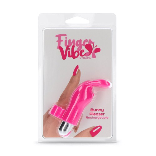 ToyJoy Bunny Pleaser Rechargeable Finger Vibe - Orgasmic Control