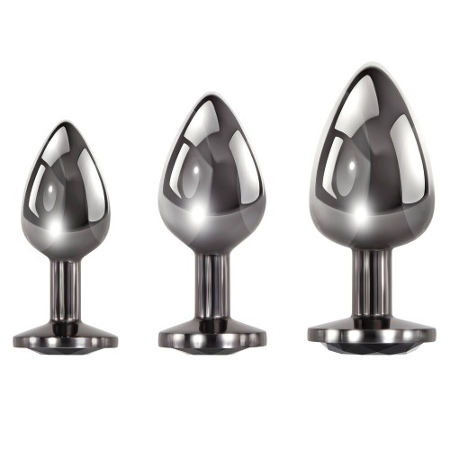 Evolved Black Gem Anal Plug Set | Enhance Your Pleasure