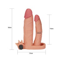 Extensor de Placer Doble Vibrante Lovetoy de 1 Pulgada