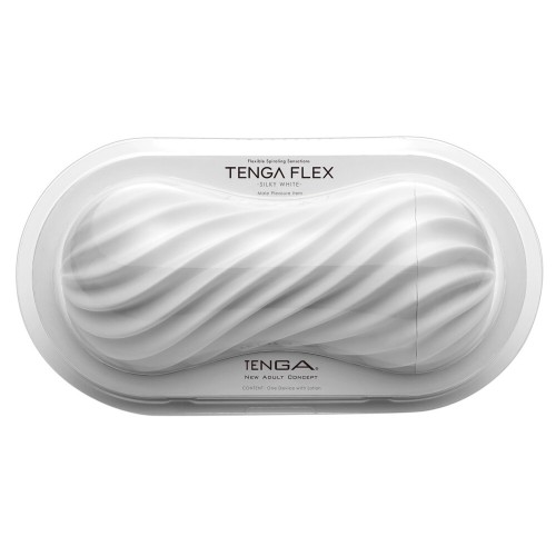 Masturbador Tenga Flex Silky White para Placer Máximo