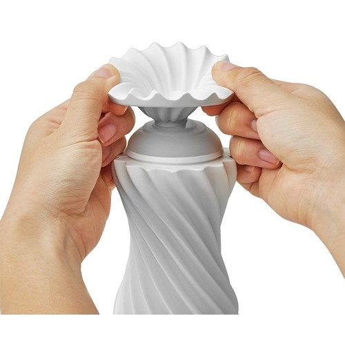 Masturbador Tenga Flex Silky White para Placer Máximo