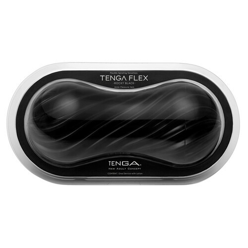 Masturbador Tenga Flex Rocky Black