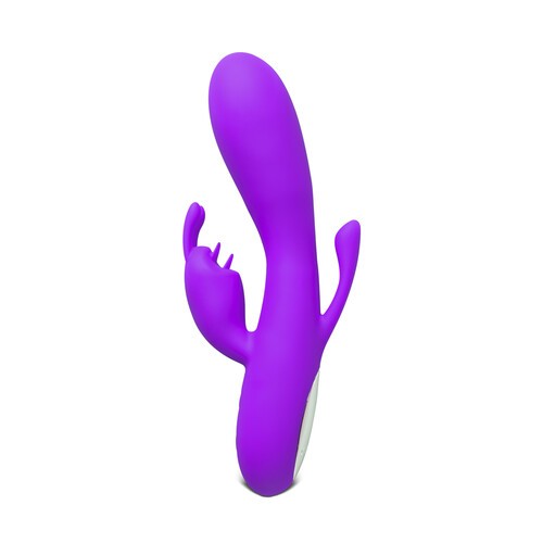 Double Bunny 12-Speed Silicone Vibe for Intense Pleasure