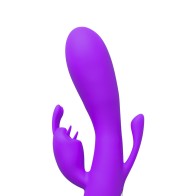 Vibrador de Silicona Doble Conejito 12 Velocidades para Placer Intenso