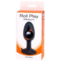 Plug Anal Unisex Mediano Roll Play para Placer