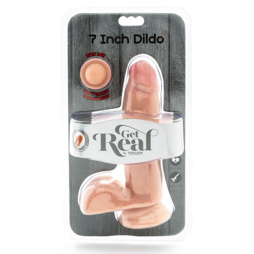 Dildo de Densidad Doble Get Real de ToyJoy de 7 Pulgadas para Placer Realista