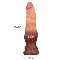 Lifelike Dual Layer Silicone Cock 9.5-Inch for Ultimate Pleasure